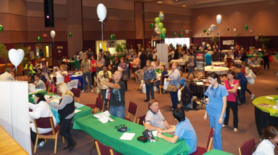 Prestige Club Helps Make Community Health Expo a great success!